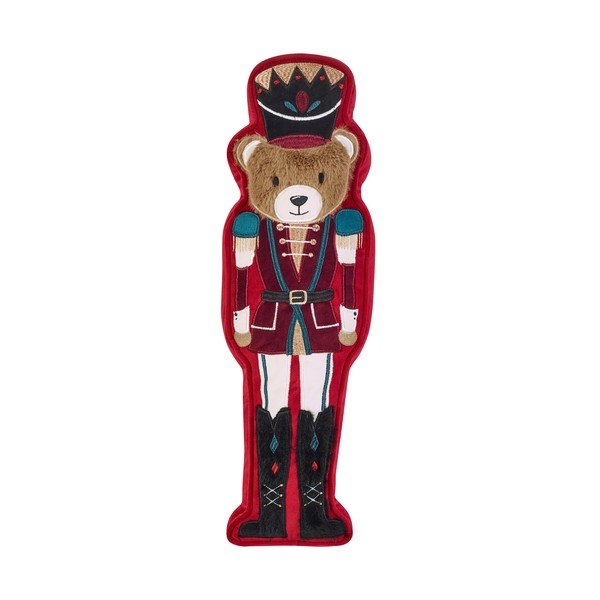 Poduszka dekoracyjna ze świątecznym motywem 20x30 cm Christmas Nutcracker Bear – Catherine Lansfield