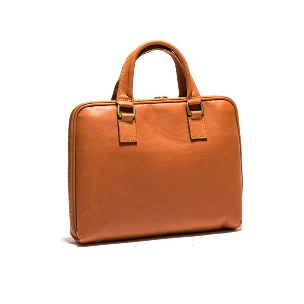 Skórzana torbana notebook Anna Luchini 2120 Cognac-image-1