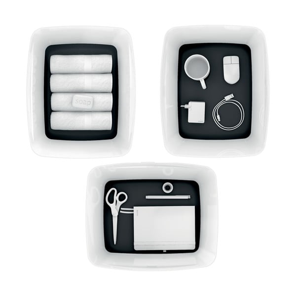 Biało-czarny pojemnik z pokrywką MyBox – Leitz-image-2