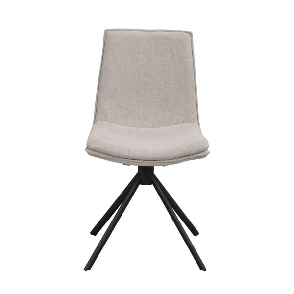 Beżowe krzesła obrotowe zestaw 2 szt. Lowell – Rowico-image-3