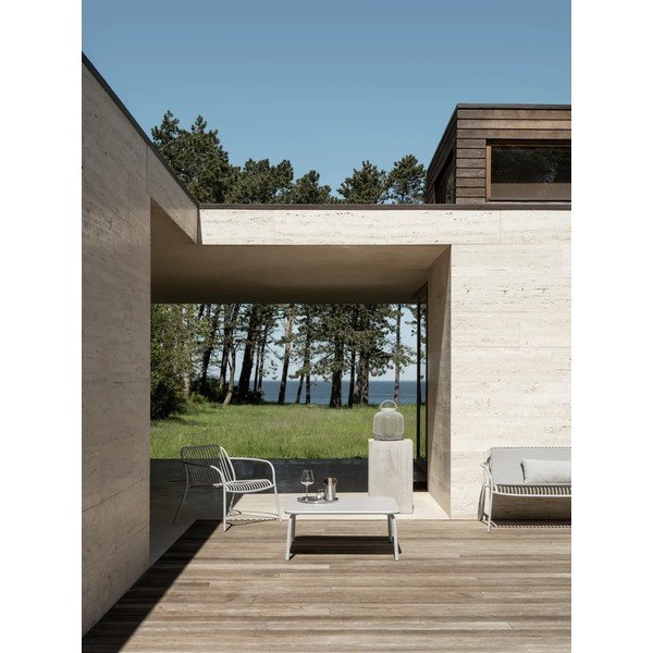 Jasnoszary metalowy fotel ogrodowy Yua Wire – Blomus-image-4