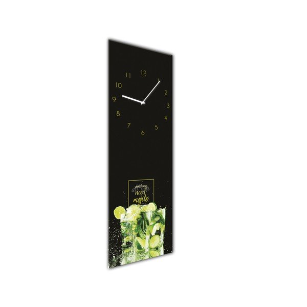 Zegar ścienny Styler Glassclock Mojito, 20x60 cm-image-2
