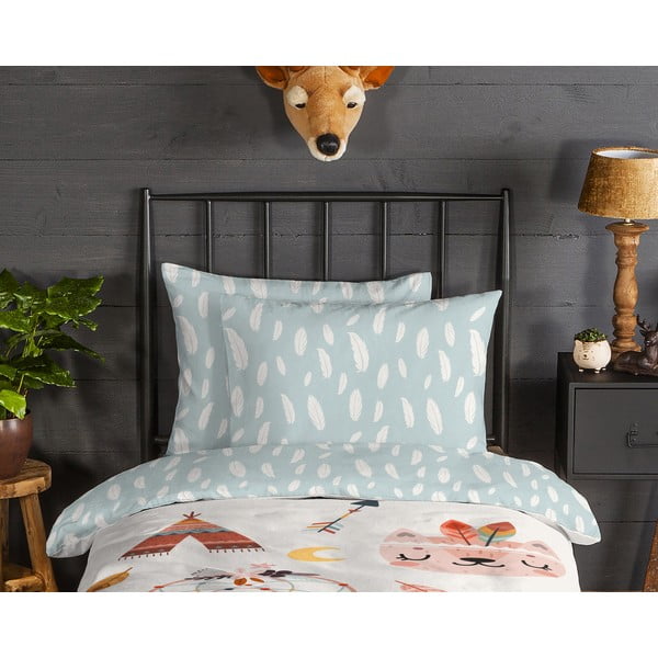 Flanelowa pościel dziecięca jednoosobowa 140x200 cm Dreamy – Good Morning-image-2