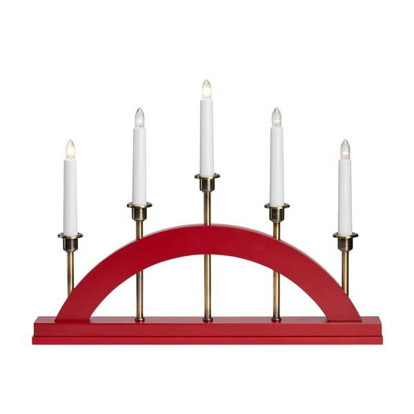 Czerwona świąteczna dekoracja świetlna Bridge – Markslöjd-image-4