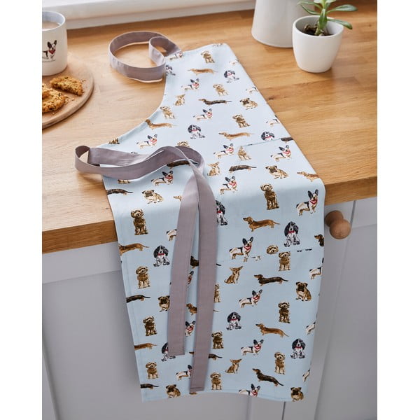 Bawełniany fartuch Cooksmart ® Curious Dogs-image-1