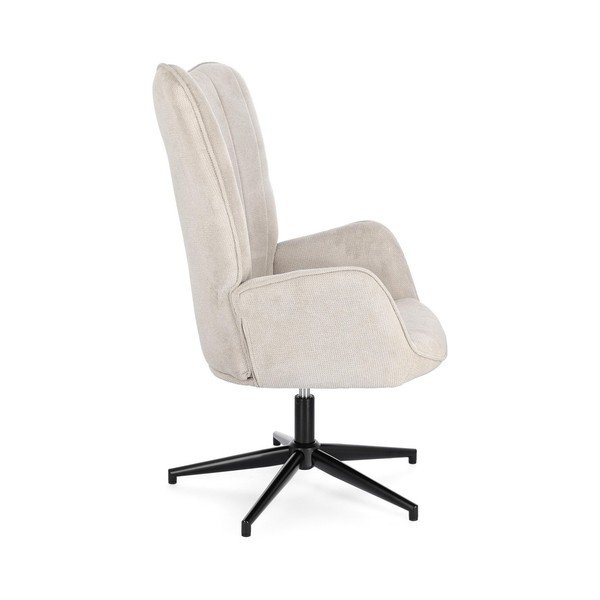 Beżowy obrotowy fotel Inas – Bizzotto-image-3