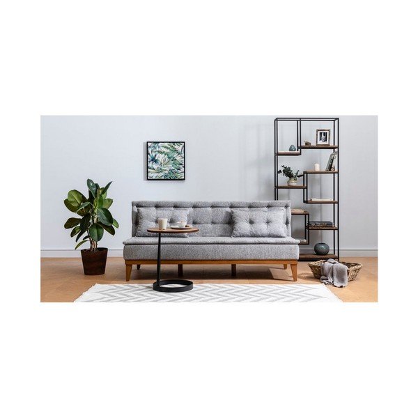 Szara sofa rozkładana Aristea-image-1