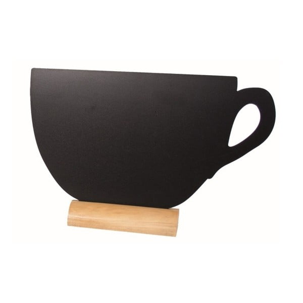 Zestaw 3 tablic na drewnianym stojaku z kredowym flamastrem Securit® Silhouette Cup