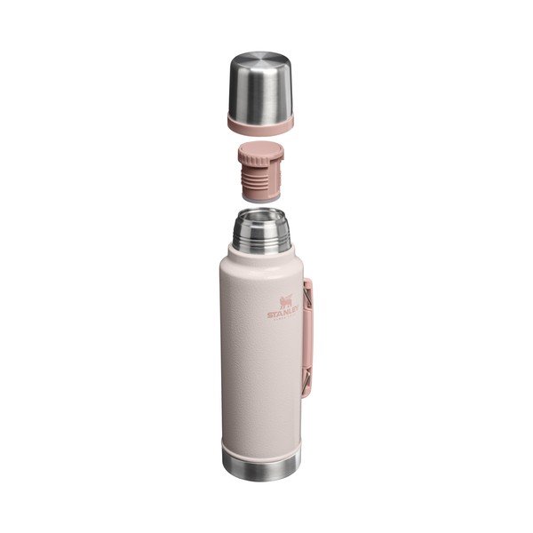 Jasnoróżowy termos ze stali nierdzewnej 1,4 l Legendary Classic Bottle Hammertone Rose Quartz – Stanley-image-1