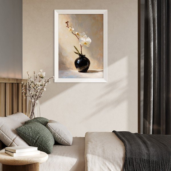 Obraz drukowany z ramą w zestawie 56x75 cm White Orchid – Styler-image-2