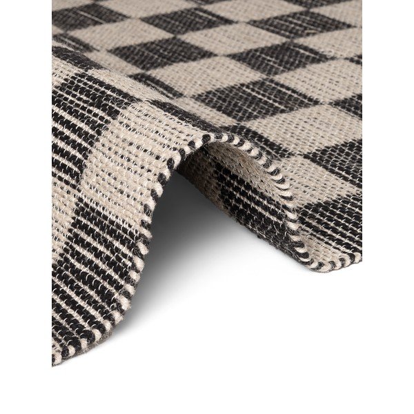 Czarny/kremowy chodnik z mieszanki juty tkany ręcznie 80x200 cm Rex – Hanse Home-image-4