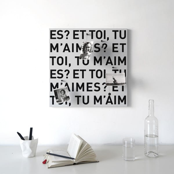Magnetyczna tablica dESIGNoBJECT.it E Toi, 50 x 50 cm -image-4