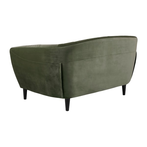 Zielona aksamitna sofa Actona Ria, 150 cm-image-2