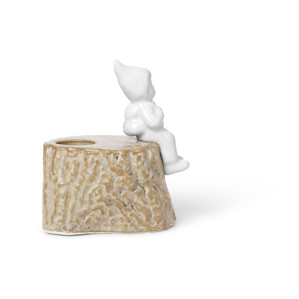 Świąteczny świecznik z porcelany i kamionki Kähler Design, dł. 9 cm-image-3