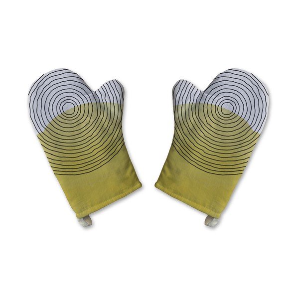 Zestaw 2 bawełnianych rękawic kuchennych Butter Kings Rising Sun