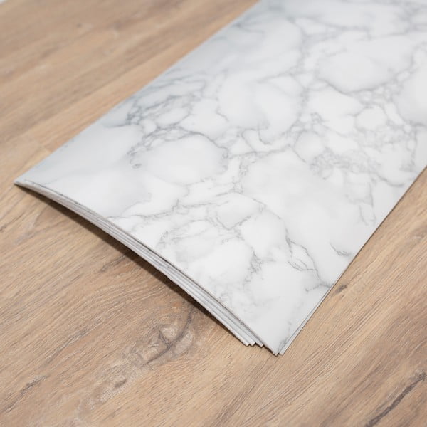 Płytki samoprzylepne na ścianę zestaw 6 szt. 60x30 cm Carrara – SP TREND-image-1