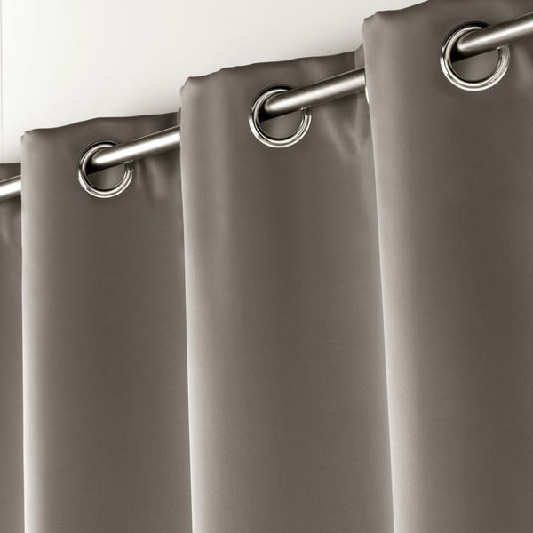 Szara zasłona zaciemniająca 135x240 cm Occult – douceur d'intérieur-image-1