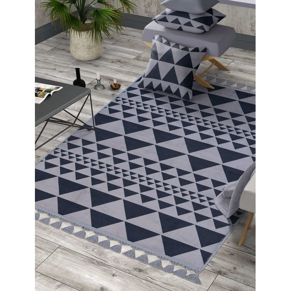 Szary dywan odpowiedni do prania 180x120 cm − Vitaus-image-1