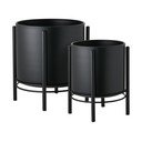 Metalowe osłonki na doniczki zestaw 2 szt. Svarta – House Nordic