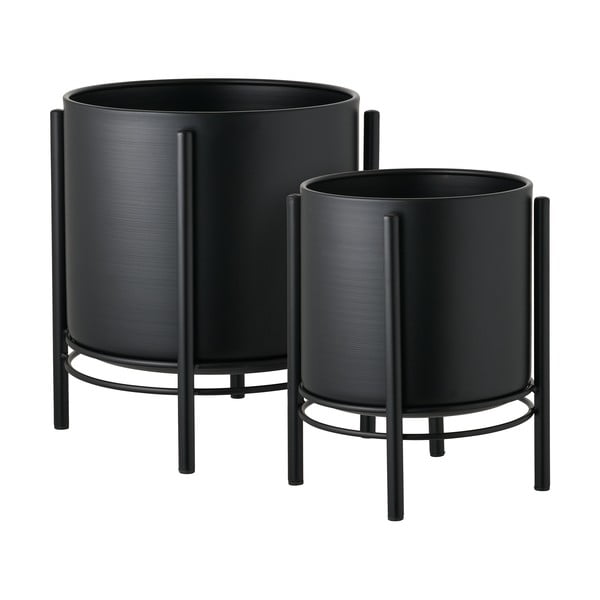 Metalowe osłonki na doniczki zestaw 2 szt. Svarta – House Nordic