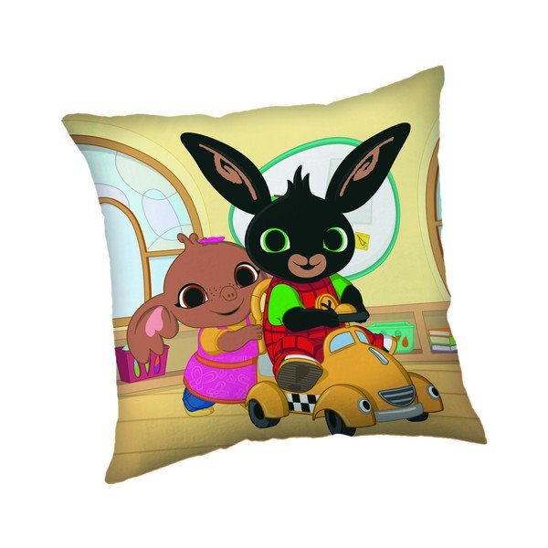 Poduszka dziecięca 40x40 cm Králíček Bing Let´s Play – Jerry Fabrics