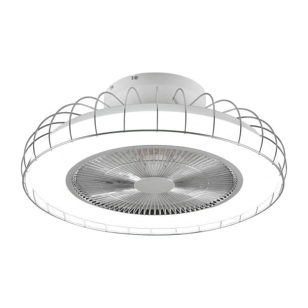 Lampa sufitowa w biało-srebrnym kolorze  LED Sandfjord – Reality (zdjęcie 3)