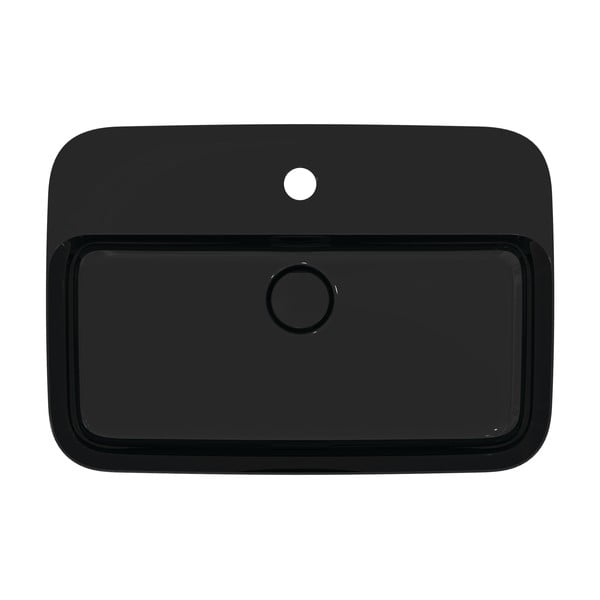 Ceramiczna umywalka w kolorze czerni z połyskiem 55x38 cm Ipalyss – Ideal Standard-image-2