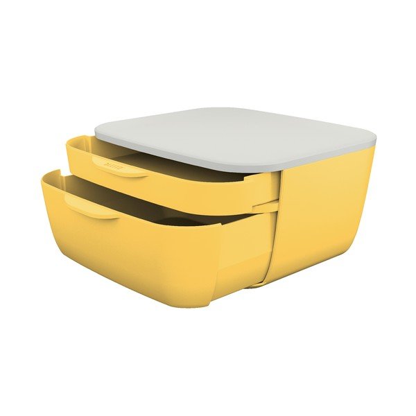 Żółty pojemnik z szufladami Leitz Cosy-image-4