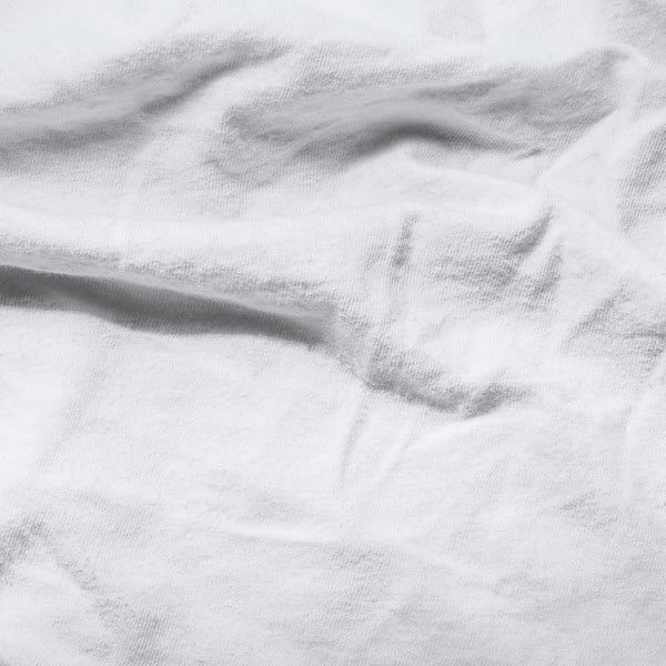 Białe prześcieradło elastyczne Homecare, 190-200x200-220 cm
