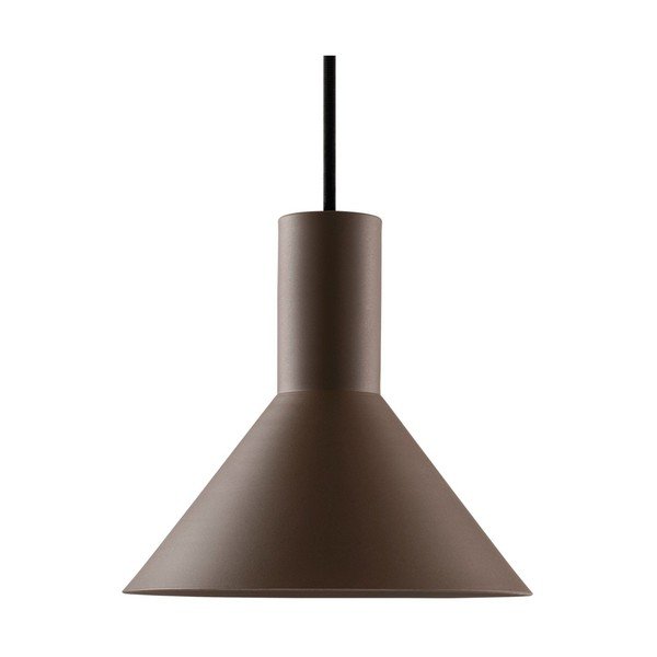 Brązowa aluminiowa lampa wisząca ze ściemniaczem ø 20,5 cm Evan – Jotex