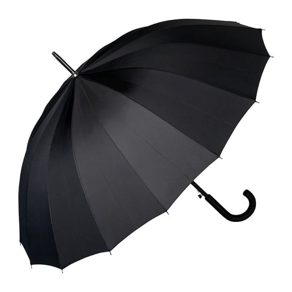 Czarny parasol Von Lilienfeld Devon, ø 103 cm