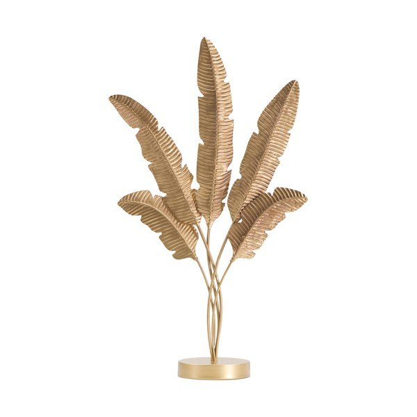 Figurka dekoracyjna w kolorze złota Mauro Ferretti Five Leaf