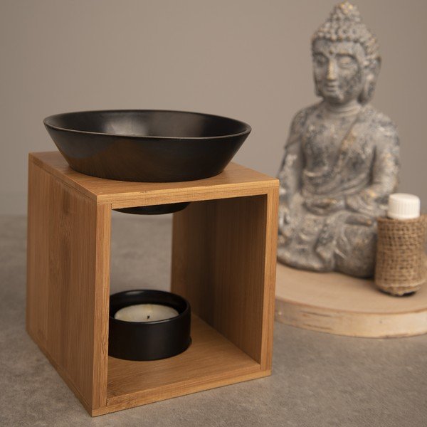 Porcelanowy kominek zapachowy Black – Orion-image-1