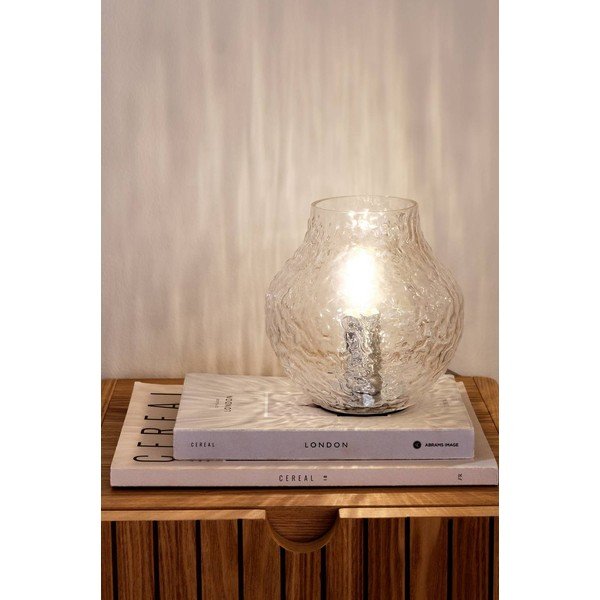 Szklana lampa stołowa (wysokość 15 cm) Breen – Jotex-image-1