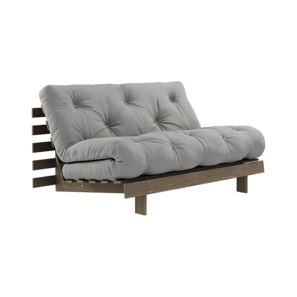 Szara rozkładana sofa 140 cm Roots – Karup Design