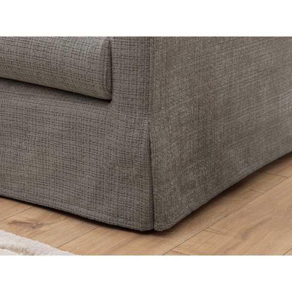 Szara sofa 140 cm Paphos – Ropez-image-2