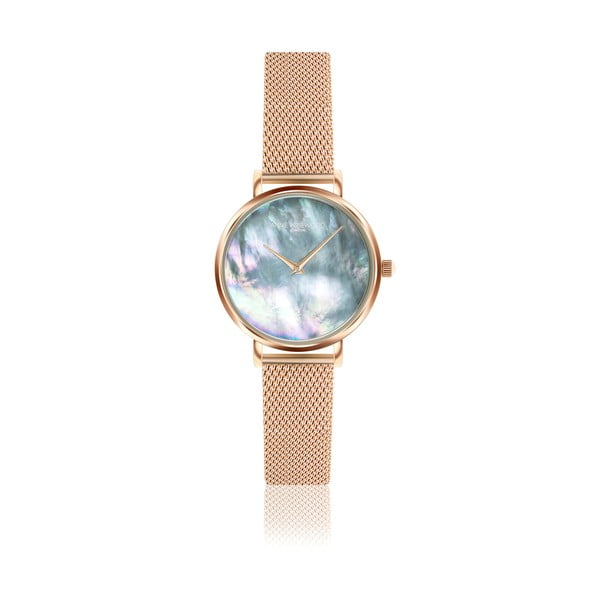 Zegarek damski z paskiem ze stali nierdzewnej Annie Rosewood Pearl