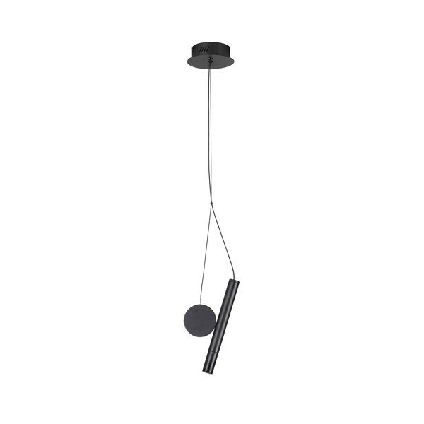 Aluminiowa lampa wisząca LED w kolorze matowej czerni ø 23,5 cm Vero – Nova Luce