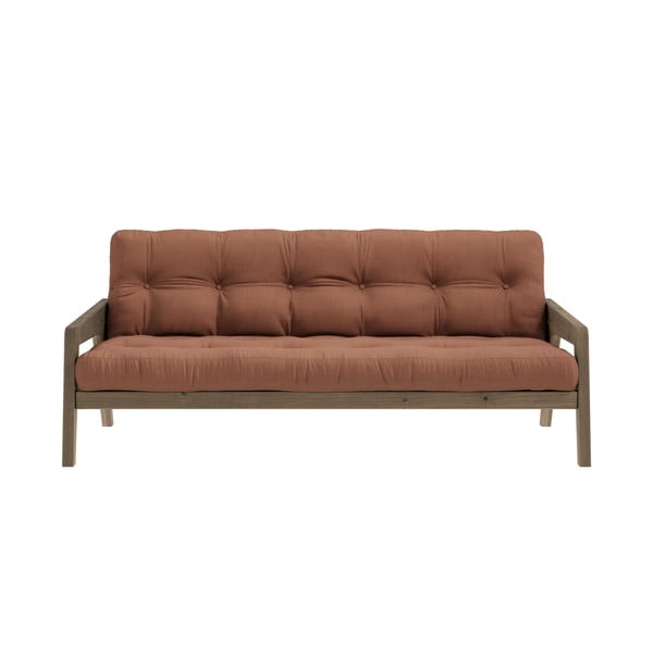 Pomarańczowa rozkładana sofa 204 cm Grab – Karup Design