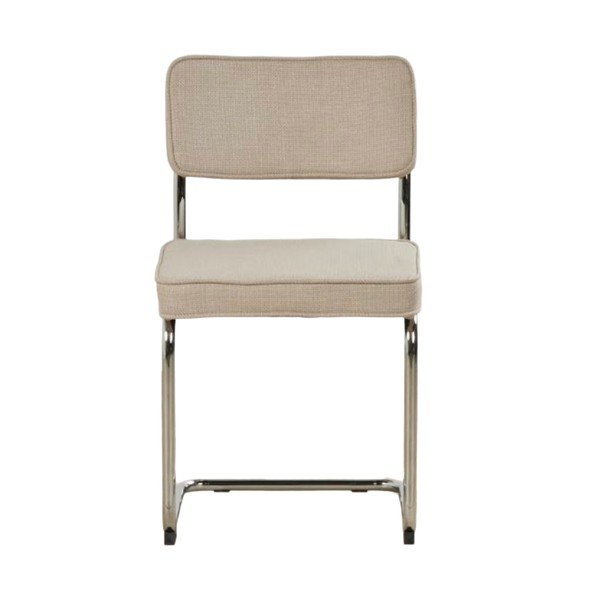 Beżowe tapicerowane krzesło bujane Rupert – Unique Furniture-image-2