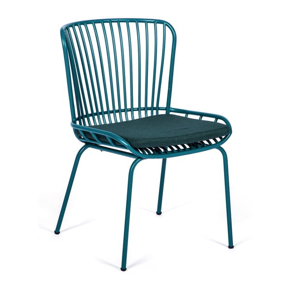 Zestaw 2 turkusowych krzeseł ogrodowych  Bonami Selection Rimini