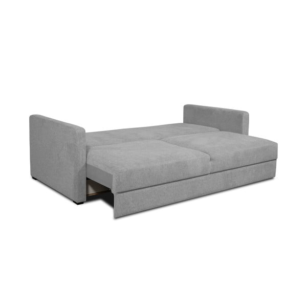 Szara sofa rozkładana 218 cm Resmo – Scandic-image-2