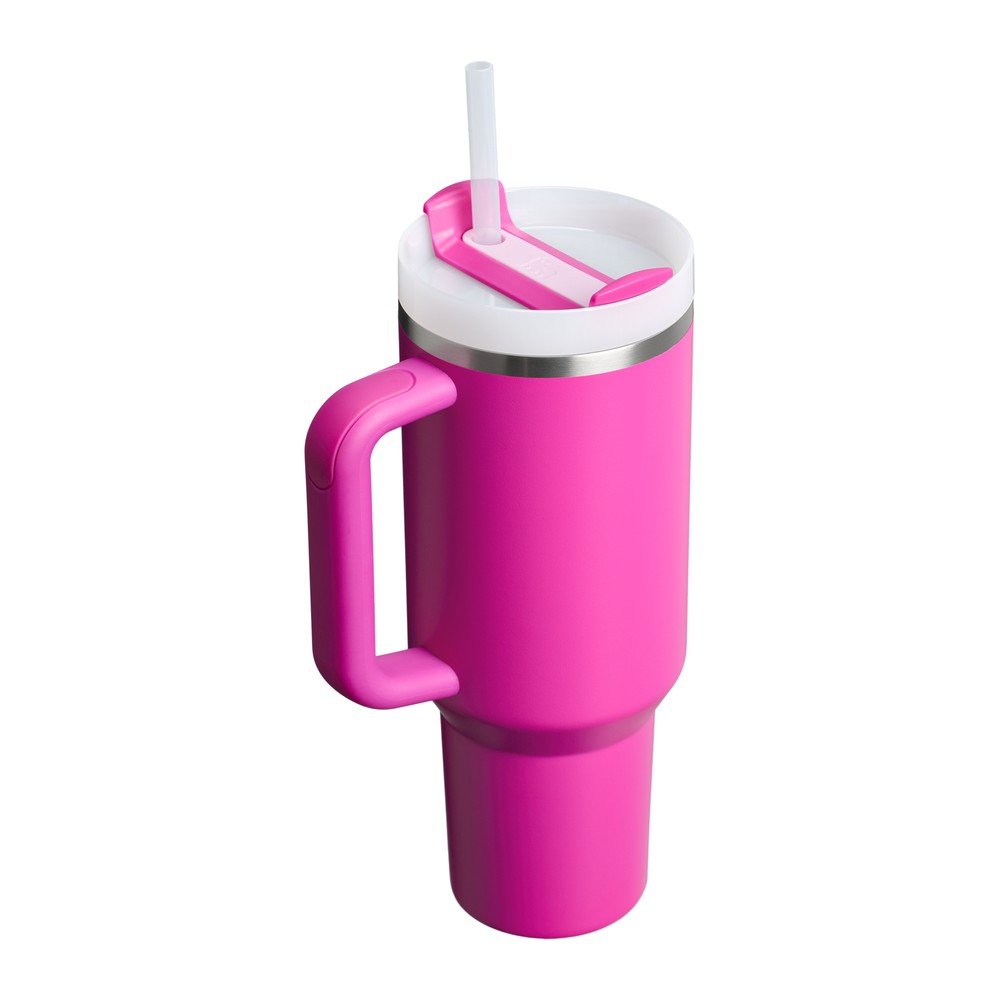 Różowy termos ze słomką ze stali nierdzewnej 1,18 l Quencher H2.0 FlowState Tumbler Violet Blossom – Stanley (zdjęcie 3)