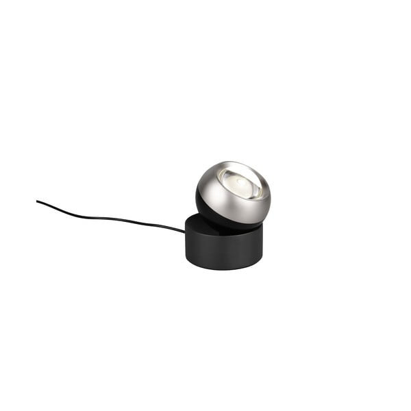 Lampa stołowa LED w czarno-srebrnym kolorze (wysokość 14 cm) Orbit – Trio Select-image-3