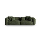 Zielona aksamitna sofa modułowa 320 cm Martina – Micadoni 