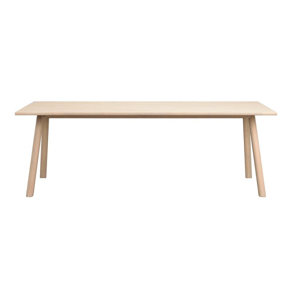 Rozkładany stół z litego drewna dębowego 95x220 cm Clapperton – Rowico (zdjęcie 2)