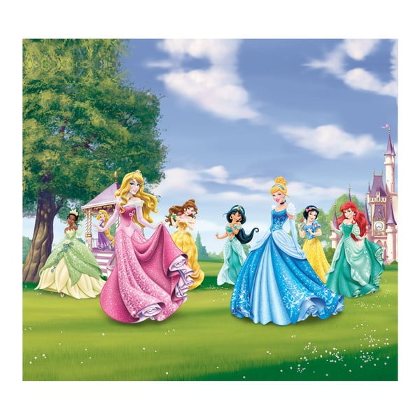 Foto zasłona AG Design Disney Królewny II, 160x180 cm