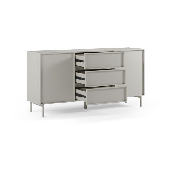 Kremowa komoda 160x80x42 cm Brise – Marckeric-image-3