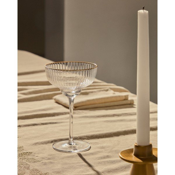 Kieliszek do szampana 280 ml Ayan – Kave Home-image-1