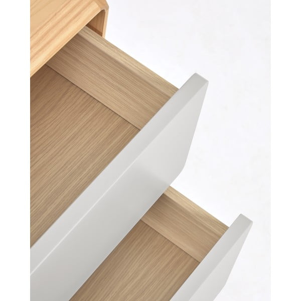 Szaro-naturalna szafka nocna Anielle – Kave Home-image-4
